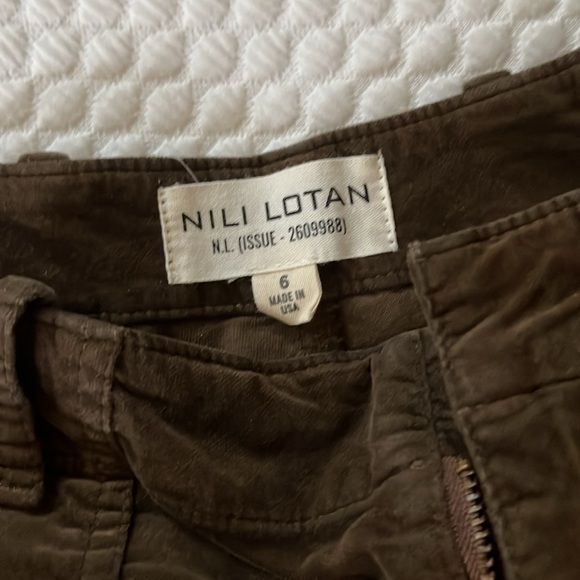 NILI LOTAN Jenna Pant in Coffee Women Size 6 - Picture 4 of 13